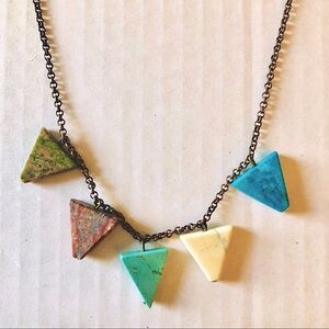 🍒BOGO🍒 Urban Outfitters Triangle Stone Necklace
